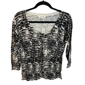 Nwt Linda Lucia Digital Grid Cardigan